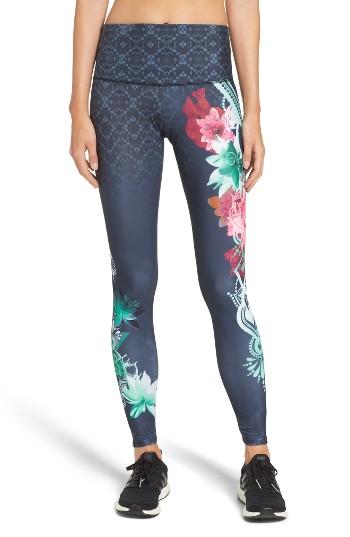 Women's Onzie Graphic High Rise Leggings, Size M/l - Black
