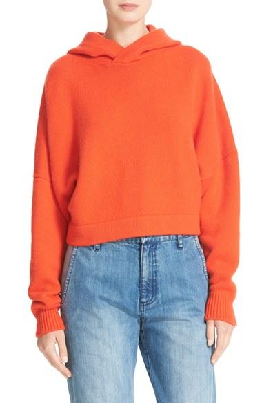 Women's Tibi Cashmere Hoodie Sweatshirt