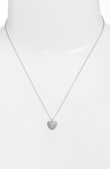 Women's Michael Kors Pave Heart Pendant Necklace
