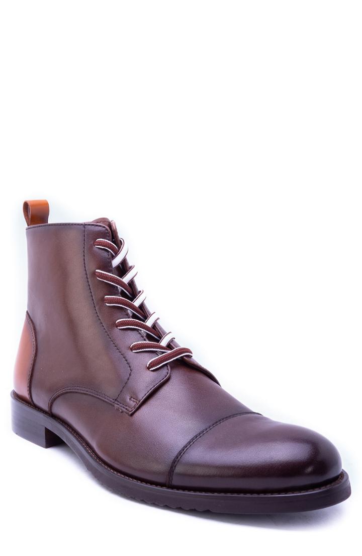 Men's Zanzara Lombardo Cap Toe Boot .5 M - Brown