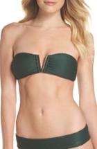 Women's Heidi Klein Bandeau Bikini Top - Green