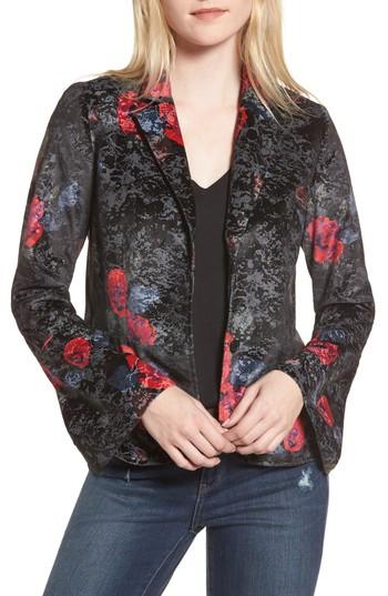 Women's Hinge Shrunken Blazer, Size - Black