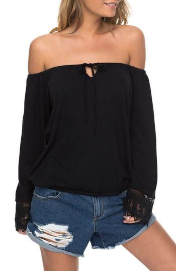 Women's Roxy Retro Revival Off The Shoulder Top