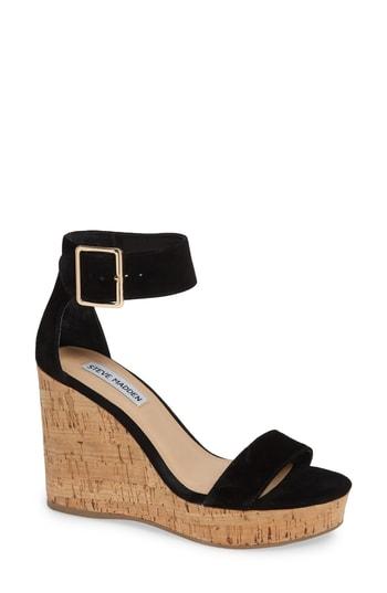 Women's Steve Madden Visible Sandal M - Black