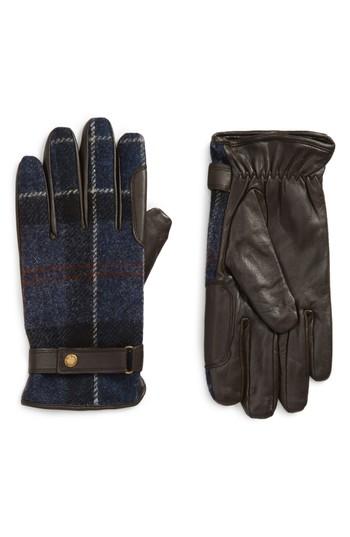 Men's Barbour Newbrough Gloves - Blue