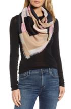 Women's Kate Spade New York Empire Geo Wool Square Scarf, Size - Brown