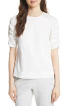 Women's Ted Baker London Ruched Sleeve Top - White
