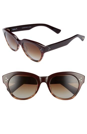 Women's Salt 53mm Cat Eye Polarized Sunglasses - Painted Desert