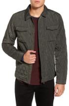 Men's Scotch & Soda Lightweight Quilted Shirt Jacket - Grey