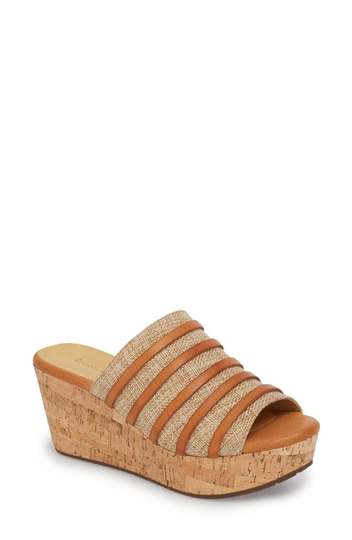Women's Chocolat Blu Wapi Wedge Sandal .5 M - Brown