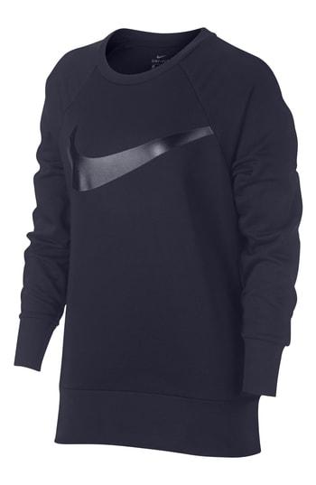 Women's Nike Dry Swoosh Sweatshirt - Blue
