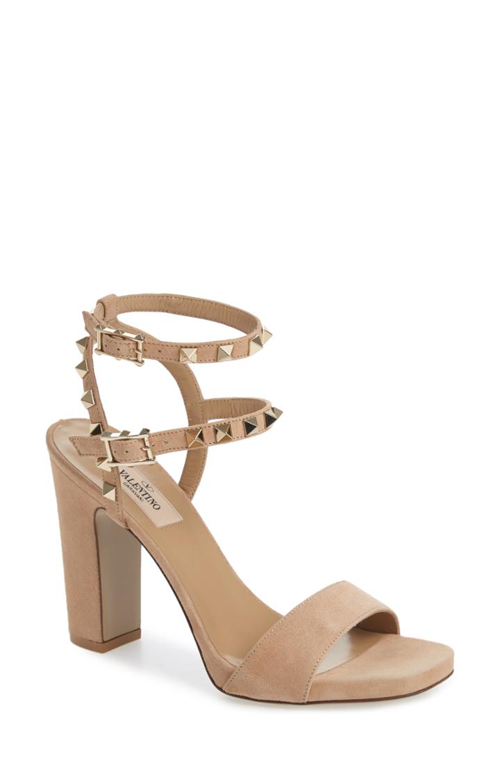 Women's Valentino Garavani Rockstud Sandal Us / 39eu - Pink