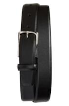 Men's Nordstrom Men's Shop Pullman Leather Belt - Black