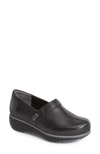 Women's Grey's Anatomy By Softwalk 'meredith' Leather Clog .5 W - Black