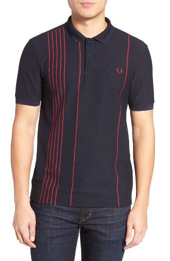 Men's Fred Perry Vertical Stripe Polo