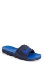 Men's Nike 'benassi Solarsoft 2' Slide Sandal M - Blue/green