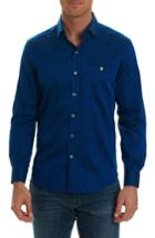 Men's Robert Graham Christopher Print Sport Shirt - Blue