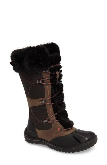 Women's Jambu Broadway Faux Fur Waterproof Boot .5 M - Black