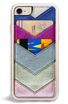 Zero Gravity Chevron Faux Leather Iphone 6/6s/7/8 & 6/6s/7/8 Case - Pink