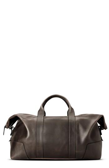 Men's Shinola Madone Leather Carryall Bag - Black