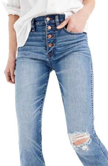 Women's J.crew Vintage Straight Jeans - Blue