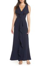 Women's Harlyn Ruffle Cascade Dress - Blue