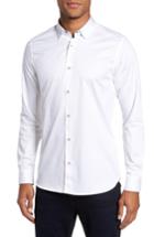 Men's Ted Baker London Marsay Modern Slim Fit Sport Shirt (m) - White
