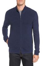 Men's Zachary Prell Hamilton Full Zip Merino Sweater - Blue