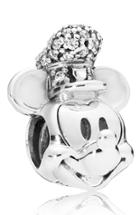 Women's Pandora Disney Shimmering Steamboat Willie Portrait Charm