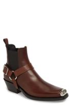 Men's Calvin Klein 205w39nyc Harness Chelsea Boot Us / 46eu - Brown
