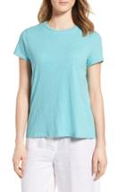 Women's Eileen Fisher Organic Cotton Tee - Blue/green