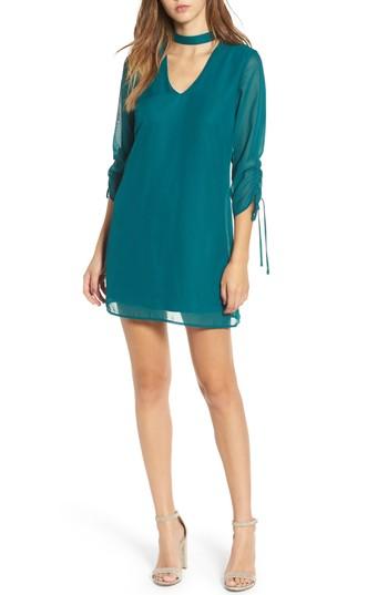 Women's Speechless Gigi Choker Shift Dress