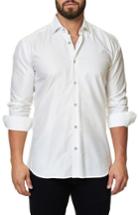Men's Maceoo Trim Fit Dot Print Sport Shirt (m) - White