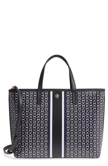 Tory Burch Small Gemini Link Tote - Black