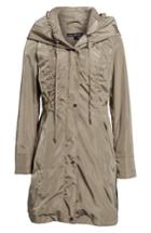 Women's Via Spiga Packable Raincoat - Green