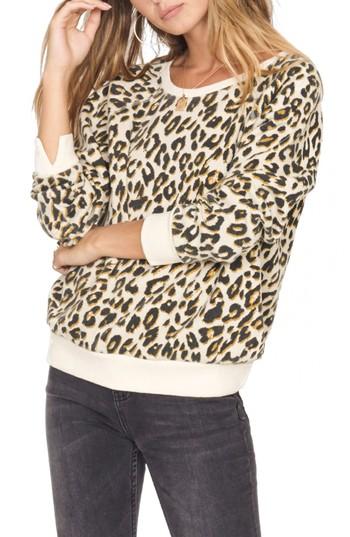 Women's Amuse Society Hideaway Fleece Sweatshirt - Black