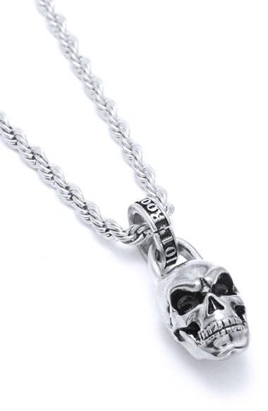 Men's Room101 Skull Pendant Necklace