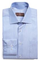 Men's Robert Talbott Classic Fit Stripe Dress Shirt .5 - Blue