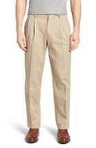 Men's Bills Khakis M2 Classic Fit Pleated Vintage Twill Pants X Unhemmed - Beige