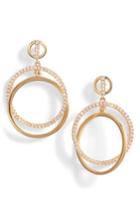 Women's Nordstrom Pave Interlock Circle Earrings