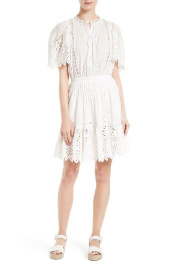 Women's Sea Emma Pintuck Eyelet Dress