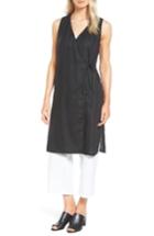 Women's Eileen Fisher Long Wrap Front Vest