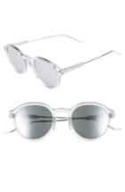 Men's Dior Motion 2 50mm Sunglasses - Crystal/ Silver Mirror