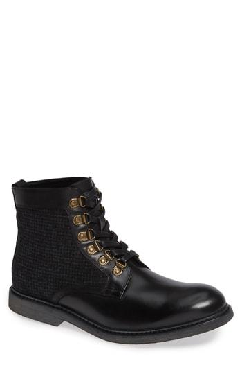Men's English Laundry Bradford Textured Suede Boot M - Black