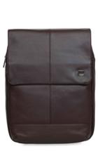 Men's Knomo London Brompton Hudson Leather Backpack -