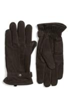 Men's Barbour Leather Gloves - Black