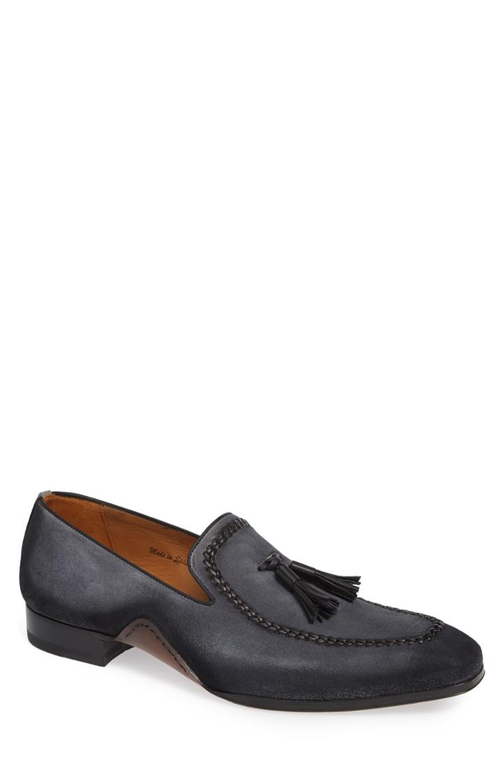 Men's Mezlan Plazza Tasseled Venetian Loafer .5 M - Grey