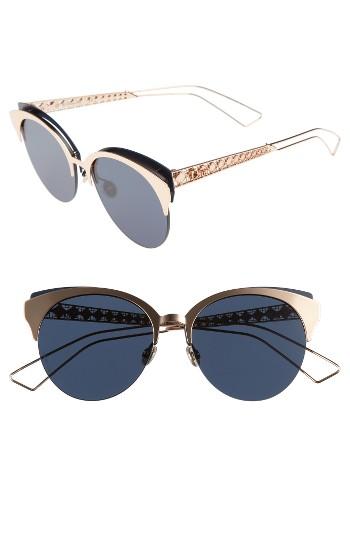 Women's Dior Dior Clubs 55mm Sunglasses - Grey/ Pearl