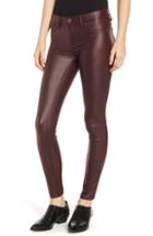 Women's 1822 Denim High Waist Coated Skinny Jeans - Red