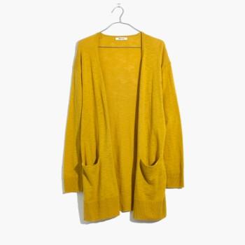 Women's Madewell Summer Ryder Cardigan - Yellow